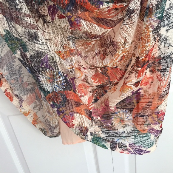 Anthro Floral Lace Midi Dress - Picture 6 of 6